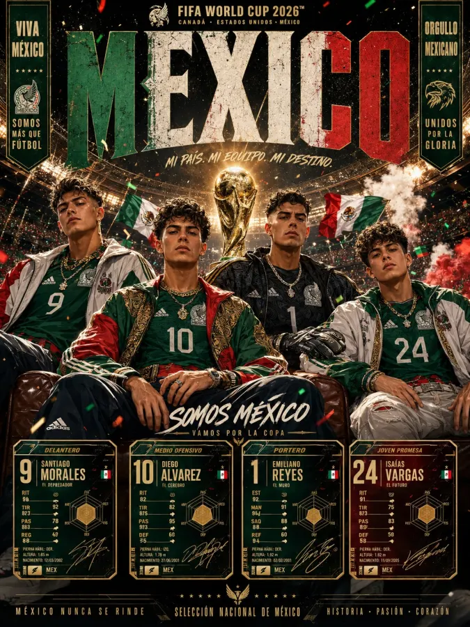 Prompt Poster FIFA World Cup 2026 phong cách anime