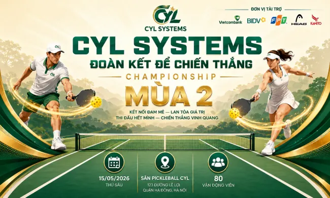 Prompt tạo backdrop, banner giải đấu PickleBall